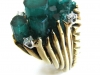 A Gold, Emerald and Diamond Ring, c 1960-6